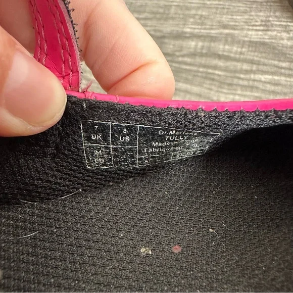 Dr. Martens TULLY Girls Pink Mary Jane Shoes Toddler Size 8 - Picture 8 of 8